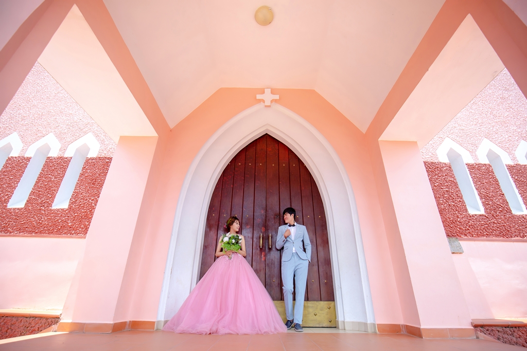 Ảnh cưới nhà thờ Domaine Đà Lạt (Nhà thờ Mai Anh)